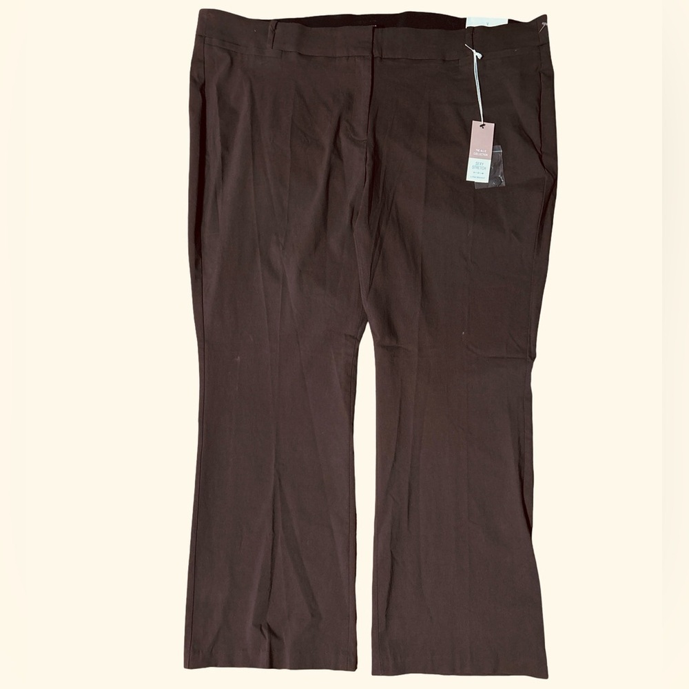 Lane Bryant The Allie Boot Brown Ankle Stretch Pants